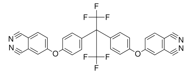 4-{4-[1-[4-(3,4-DICYANOPHENOXY)PHENYL]-2,2,2-TRIFLUORO-1-(TRIFLUOROMETHYL)ETHYL]PHENOXY}PHTHALONITRILE AldrichCPR