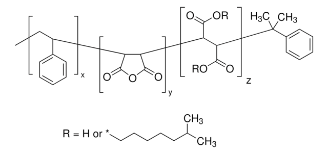 Poly(styrene-co-maleic anhydride), partial isooctyl ester, cumene terminated average Mn ~2,300 by GPC