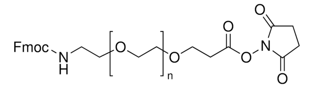 O-[2-(Fmoc-氨基)-乙基]-O′-[3-(N-琥珀酰亚胺氧基)-3-氧代丙基]聚乙二醇 3000