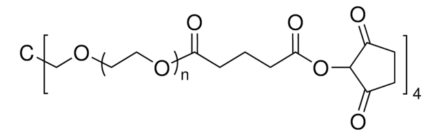 4arm-PEG10K-Succinimidyl Glutarate pentaerythritol core, average Mn 10,000