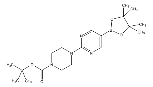 2-[4-(N-Boc)piperazin-1-yl]pyrimidine-5-boronic acid pinacol ester AldrichCPR