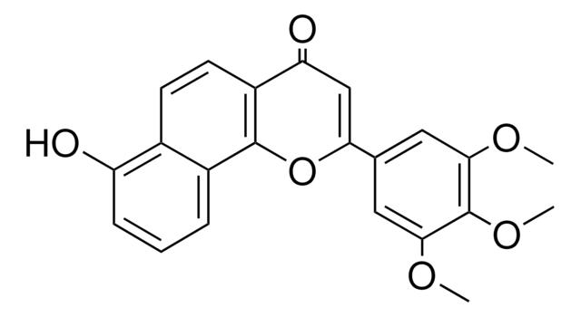 7-HYDROXY-3',4',5'-TRIMETHOXY-ALPHA-NAPHTHOFLAVONE AldrichCPR