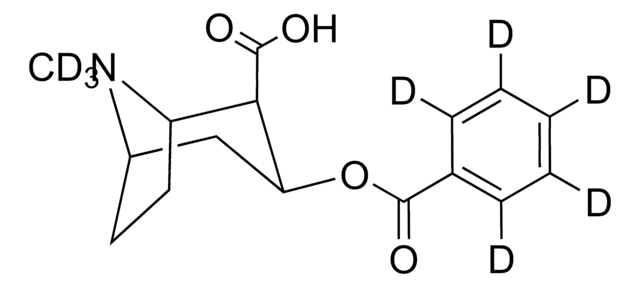 苯甲酰牙子碱-D8 溶液 1.0&#160;mg/mL in methanol, ampule of 1&#160;mL, certified reference material, Cerilliant&#174;