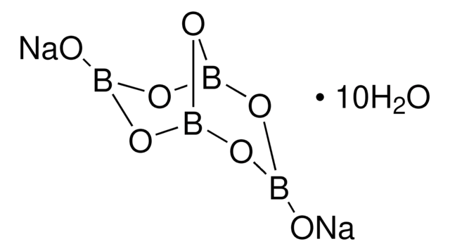 Sodium tetraborate decahydrate puriss. p.a., ACS reagent, crystallized, &#8805;99.5% (T)