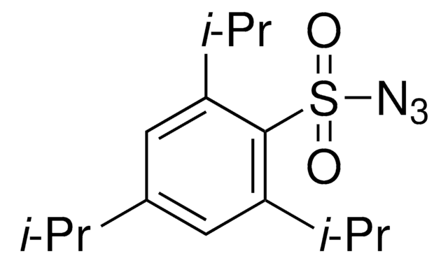 2,4,6-Triisopropylbenzenesulfonyl azide contains 15&#160;wt. % water as stabilizer, 97%