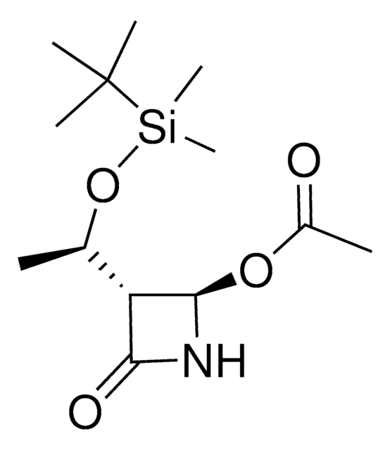 (2R,3R)-3-((1R)-1-[[tert-Butyl(dimethyl)silyl]oxy]ethyl)-4-oxo-2-azetidinyl acetate AldrichCPR