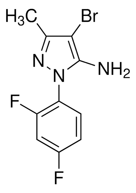 4-Bromo-1-(2,4-difluorophenyl)-3-methyl-1H-pyrazol-5-amine AldrichCPR