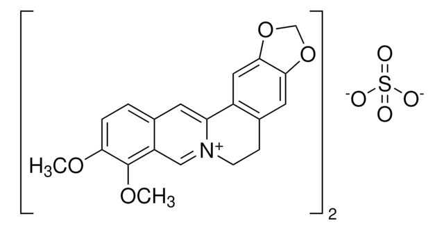 Berberine hemisulfate salt &#8805;95%