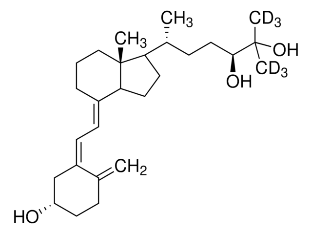 (24R),24,25-Dihydroxyvitamin D3-26,26,26,27,27,27-d6 solution 100&#160;&#956;g/mL in ethanol, 98 atom % D, 97% (CP)