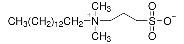 3-（ N , N -二甲基肉豆蔻铵基）丙磺酸盐 &#8805;99% (TLC)