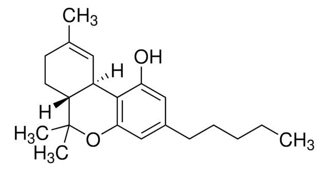 (&#8722;)-&#916;9-四氢大麻酚标准液 溶液 1&#160;mg/mL in methanol, certified reference material, ampule of 1&#160;mL, Cerilliant&#174;