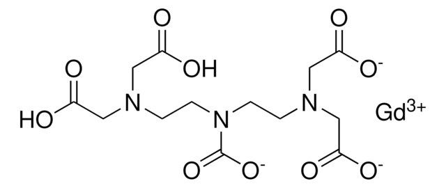 GADOLINIUM(III) 2,2'-(2-((2-(BIS(CARBOXYMETHYL)AMINO)ETHYL)(CARBOXYLATO)AMINO)ETHYLAZANEDIYL)DIACETATE AldrichCPR