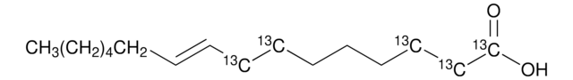 反-9-十六烯酸-1,2,3,7,8-13C5 99 atom % 13C, 95% (CP)