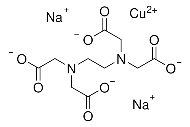 Ethylenediaminetetraacetic acid copper(II) disodium salt &#8805;97.0% (calculated on dry substance, RT)