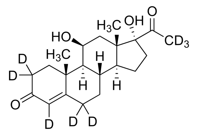 21-氧氢化可的松-d8 (2,2,4,6,6,21,21,21-d8)标准液 100&#160;&#956;g/mL in methanol, ampule of 1&#160;mL, certified reference material, Cerilliant&#174;