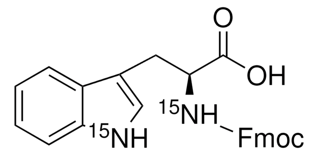 Fmoc-L-色氨酸-15N2 95 atom % 15N, 98% (CP)