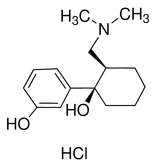 O-Desmethyl-cis-tramadol hydrochloride solution 1.0&#160;mg/mL in methanol (as free base), ampule of 1&#160;mL, certified reference material, Cerilliant&#174;