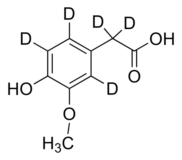 4-Hydroxy-3-methoxyphenyl-D3-acetic-D2 Acid solution 100&#160;&#956;g/mL in methanol, ampule of 1&#160;mL, certified reference material, Cerilliant&#174;