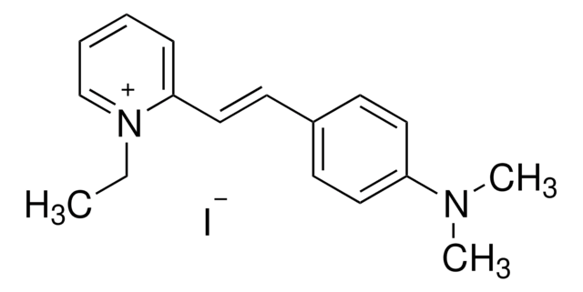 2-[4-(Dimethylamino)styryl]-1-ethylpyridinium iodide &#8805;99% (HPLC), solid