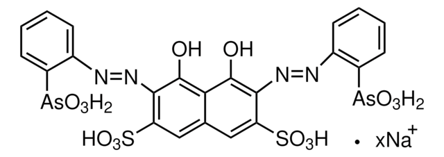 偶氮胂III 钠盐 suitable for determination of micromolar amounts of calcium (colorimetric)