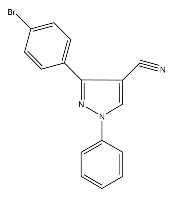 3-(4-Bromophenyl)-1-phenyl-1H-pyrazole-4-carbonitrile