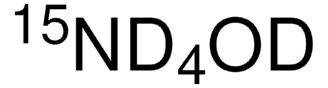 Ammonium-15N,d4 deuteroxide solution ~3&#160;N in D2O, 99 atom % 15N, 98 atom % D