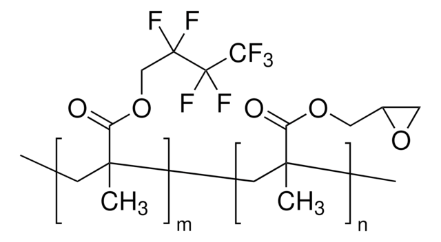 Poly(2,2,3,3,4,4,4-heptafluorobutyl methacrylate-co-glycidyl methacrylate) glycidyl methacrylate 50&#160;mol %