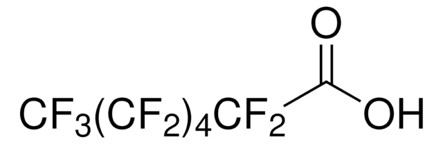 Perfluoroheptanoic acid certified reference material, TraceCERT&#174;, Manufactured by: Sigma-Aldrich Production GmbH, Switzerland