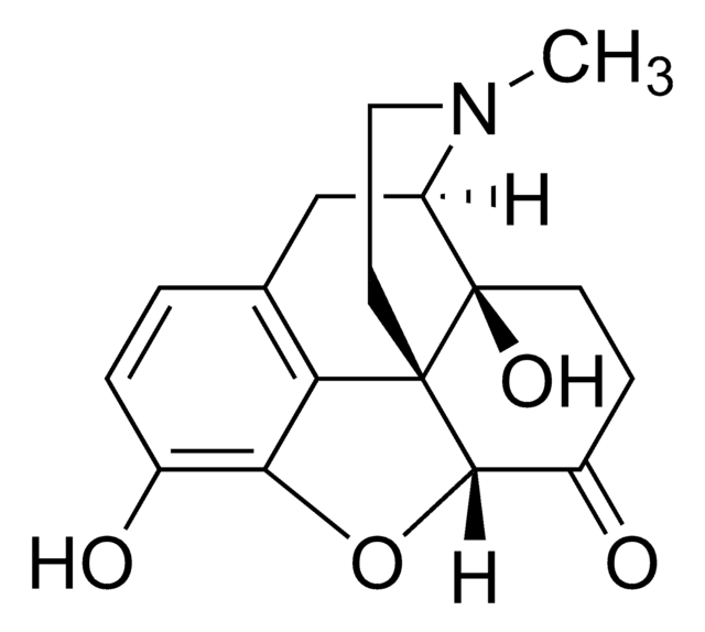 羟吗啡酮标准液 溶液 1.0&#160;mg/mL in methanol, ampule of 1&#160;mL, certified reference material, Cerilliant&#174;