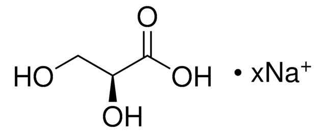 L-甘油酸 钠盐 &#8805;95.0% (TLC)