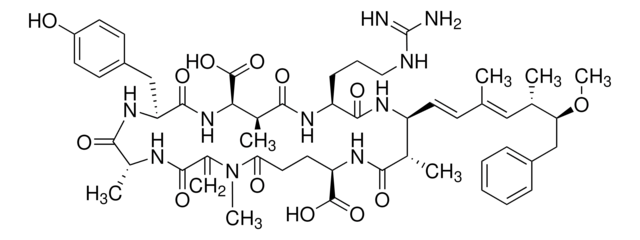 微囊藻毒素-YR 溶液 10&#160;&#956;g/mL in methanol, analytical standard