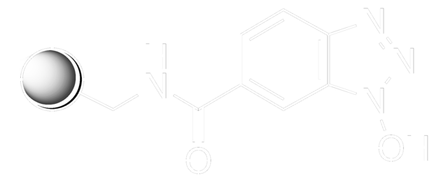 聚合物键合型 1-羟基苯并三氮唑 100-300&#160;mesh, extent of labeling: ~1.0&#160;mmol/g loading, matrix polystyrene, crosslinked with 2% DVB