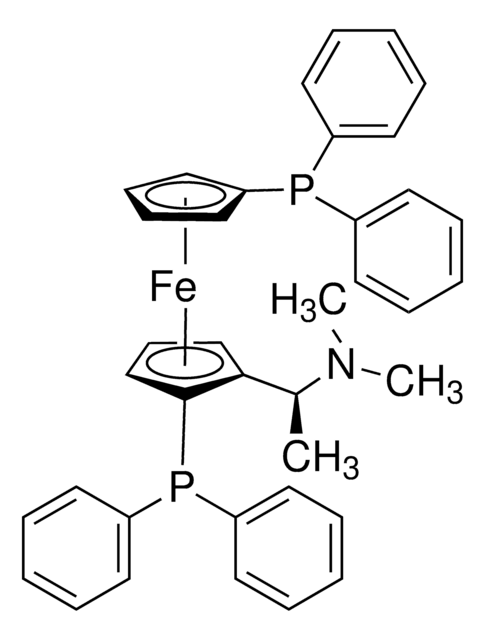 (+)-(S)-N,N-二甲基-1-[(R)-1′,2-双(二苯基膦基)二茂铁基]乙胺 95%