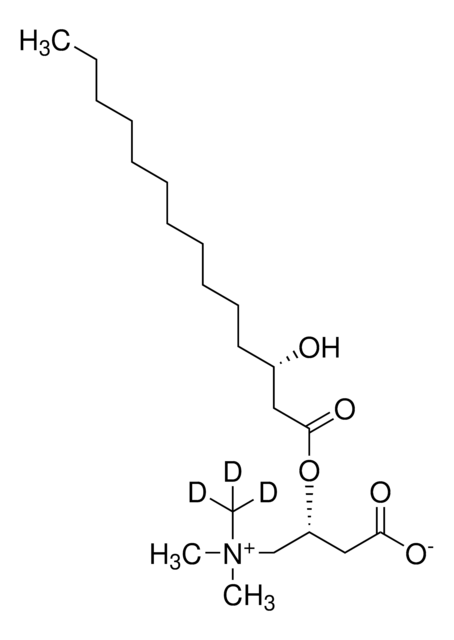 [(3R)-3-Hydroxytetradecanoyl]-L-carnitine-(N-methyl-d3) analytical standard