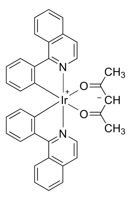 Bis[2-(1-isoquinolinyl-N)phenyl-C](2,4-pentanedionato-O2,O4)iridium(III) 98%