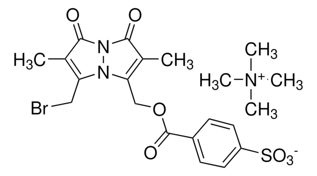 Bromo(4-sulfobenzoyloxy)bimane tetramethylammonium salt for fluorescence, &#8805;90% (HPCE)