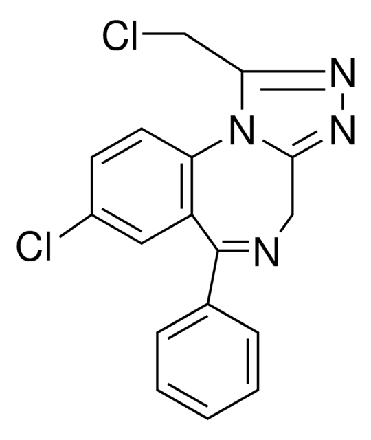 8-Chloro-1-(chloromethyl)-6-phenyl-4H-[1,2,4]triazolo[4,3-a][1,4]benzodiazepine AldrichCPR