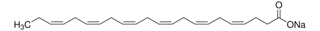 cis-4,7,10,13,16,19-Docosahexaenoic acid sodium salt &#8805;95%, waxy solid