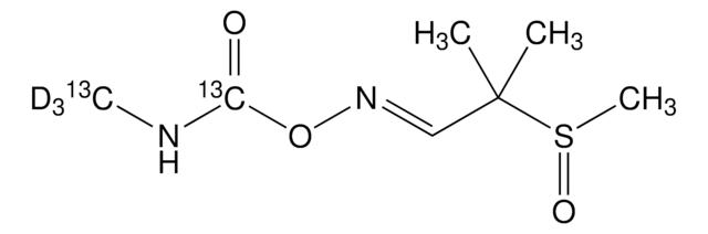 涕灭威-(N-甲基-13C,d3 氨甲酰-13C)亚砜 &#8805;98 atom %, &#8805;98% (CP)