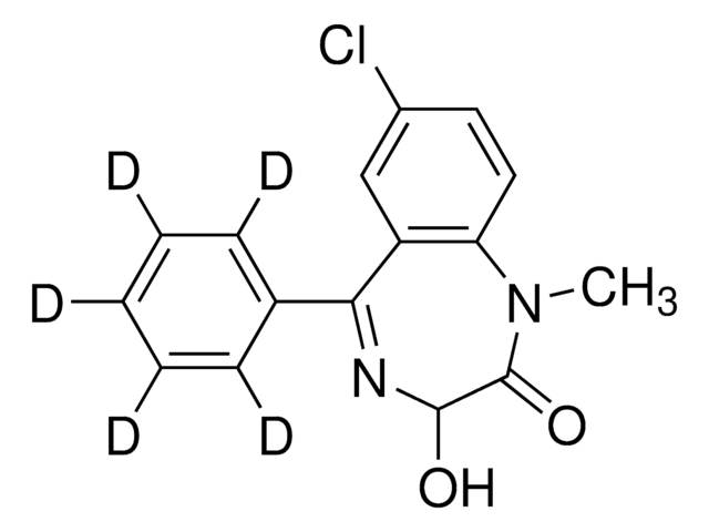 Temazepam-d5 solution 1.0&#160;mg/mL in methanol, ampule of 1&#160;mL, certified reference material, Cerilliant&#174;