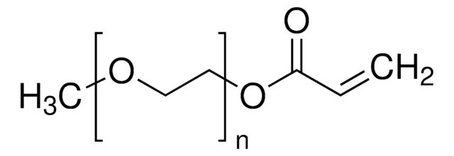 Poly(ethylene glycol) methyl ether acrylate average Mn 2,000, contains MEHQ as inhibitor