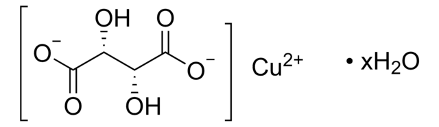 酒石酸铜(II) 水合物 &#8805;95.0% (calc. on dry substance, RT)