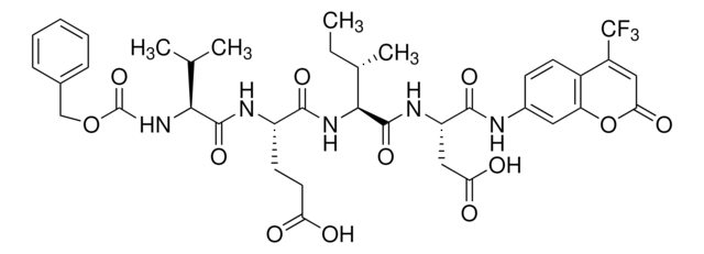 N-Acetyl-Val-Glu-Ile-Asp-7-amido-4-trifluoromethylcoumarin &#8805;97% (HPLC), powder