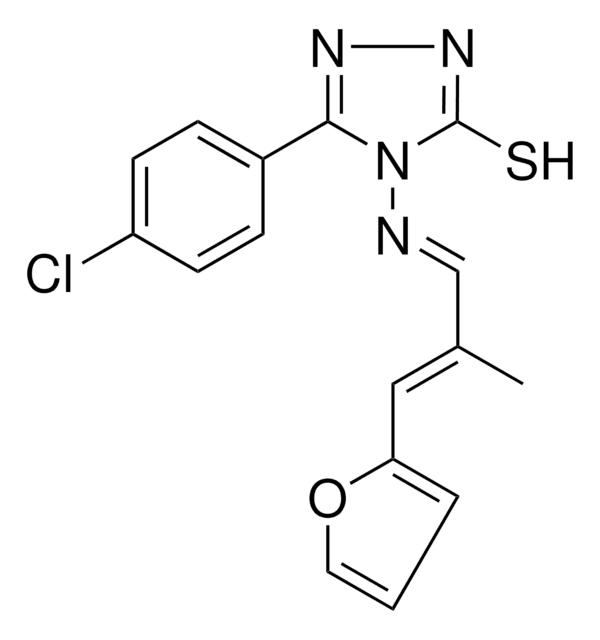 5-(4-CL-PH)-4-((3-(2-FURYL)2-ME-2-PROPENYLIDENE)AMINO)-4H-1,2,4-TRIAZOLE-3-THIOL AldrichCPR