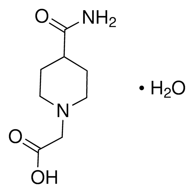 [4-(Aminocarbonyl)piperidin-1-yl]acetic acid hydrate AldrichCPR