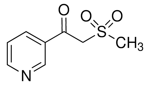 2-(methylsulfonyl)-1-pyridin-3-ylethanone AldrichCPR