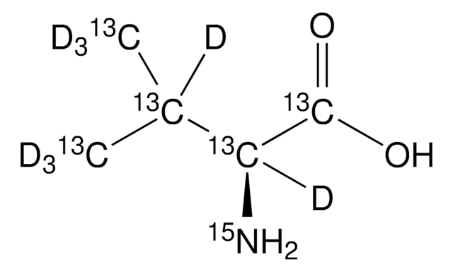 L-Valine-13C5,15N,2,3,4,4,4-d5-(4-methyl-d3) 98 atom % D, 99 atom % 13C, 98 atom % 15N, 95% (CP)