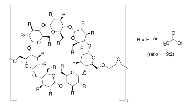 Carboxymethyl-&#946;-cyclodextrin polymer