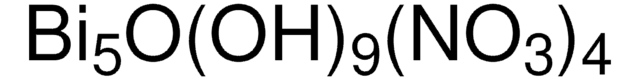 次硝酸铋 for spectrophotometric det., Bi, 71-74% Bi basis (KT)