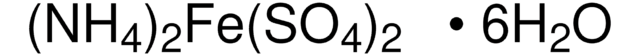Ammonium iron(II) sulfate hexahydrate puriss. p.a., reag. ISO, reag. Ph. Eur., &#8805;99% (manganometric)